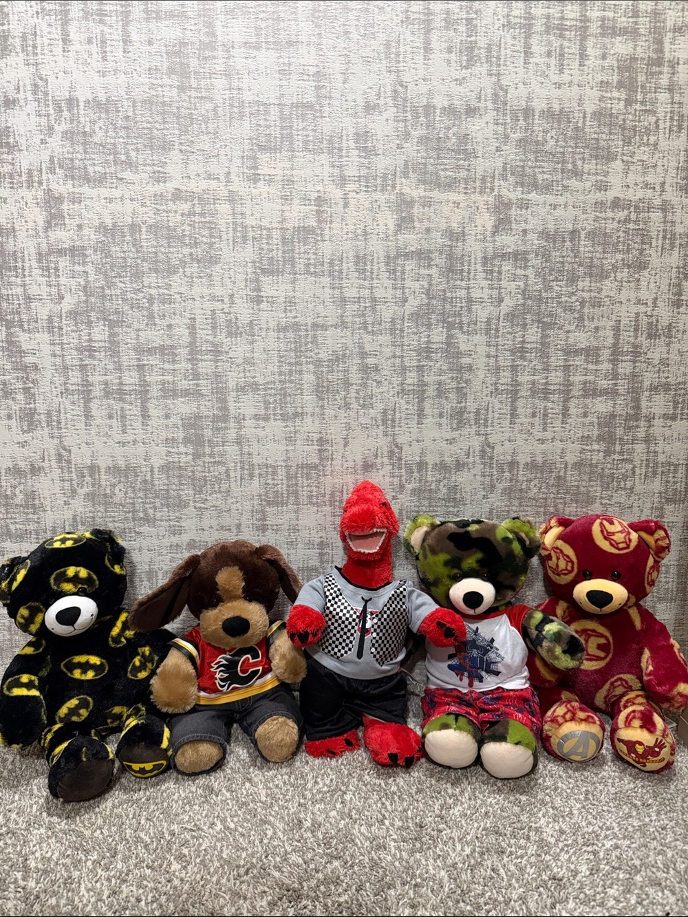 Lot of 5 Build-A-Bear Stuffed Toys